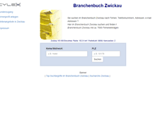 Tablet Screenshot of cylex-branchenbuch-zwickau.de